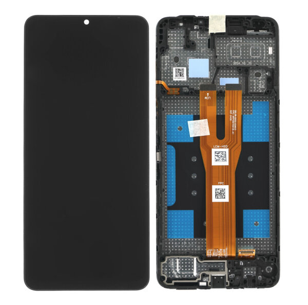 Samsung Galaxy A06 A065F PLS LCD Display Touchscreen Bildschirm Rahmen Schwarz