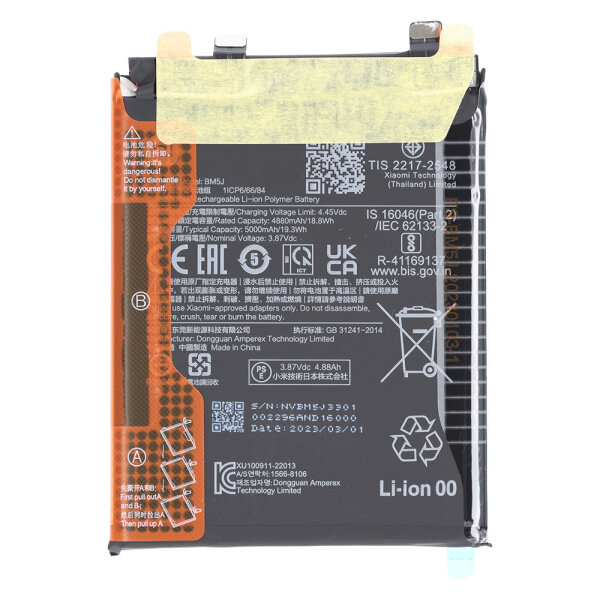Xiaomi 12T /12T Pro Akku Batterie Battery BM5J 5000 mAh