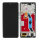 Honor Magic5 Lite /Honor X9a Display Touchscreen Bildschirm Rahmen Silber