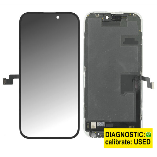 Diagnosefähiges Soft OLED 120Hz Display Touchscreen Bildschirm Schwarz für iPhone 16 Pro