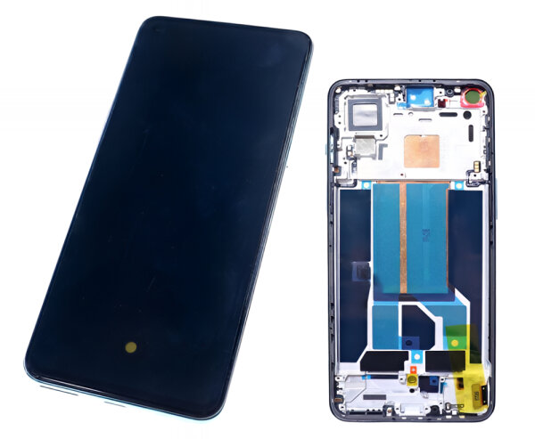 OnePlus Nord 2 5G Fluid AMOLED Display Touchscreen Bildschirm Rahmen Grün