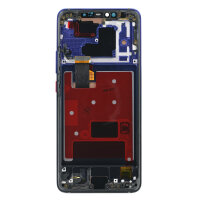 Huawei Mate 20 Pro (Soft OLED) Display Touchscreen Bildschirm Rahmen Twilight