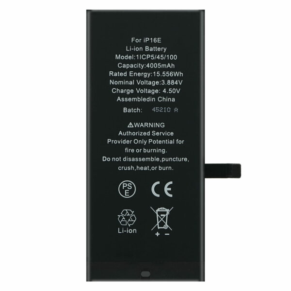Ersatzakku Akku Batterie 4005 mAh für iPhone 16e