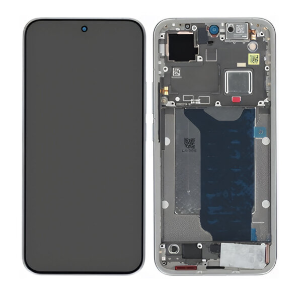 Xiaomi 15T Pro AMOLED Display Touchscreen Bildschirm Rahmen Grau