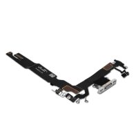 Ladebuchse Mikrofon USB-C Dock Connector Flex Weiß für iPhone 17