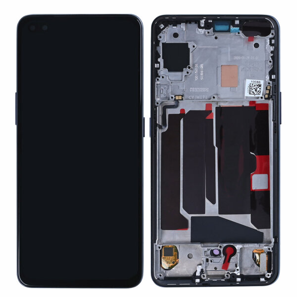OnePlus Nord 5G Display Touchscreen Bildschirm Rahmen Schwarz