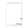 NCC Touchscreen Displayglas Klebe Weiß für iPad 7 2019 & iPad 8 2020 / iPad 9 2021