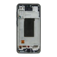 Samsung Galaxy A37 A376B AMOLED Display Touchscreen Bildschirm Rahmen Grau
